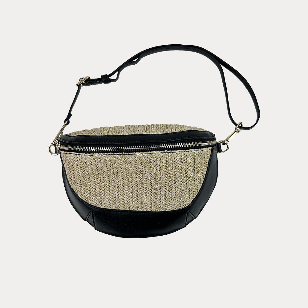 Cecily Raffia Bum Bag