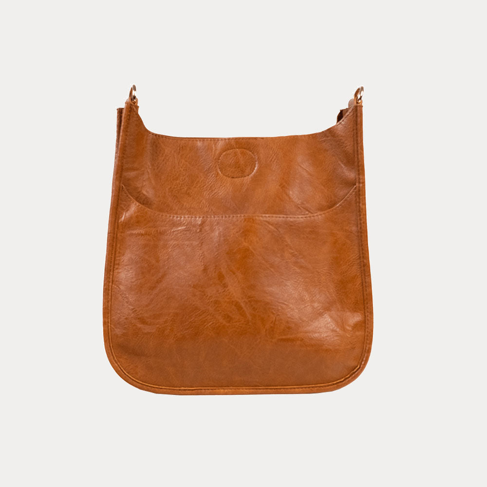 Classic Vegan Leather Messenger