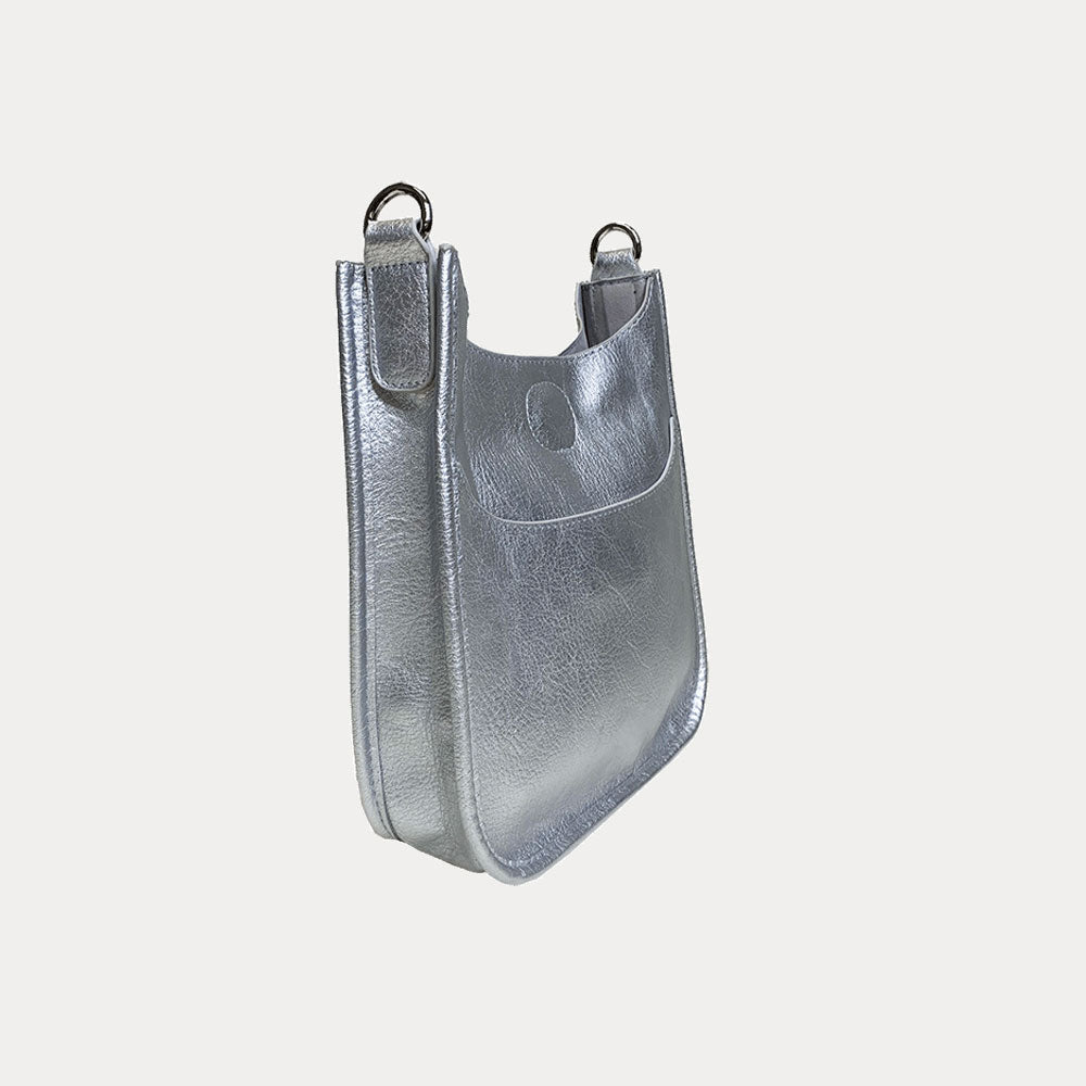 Ahdorned vegan leather messenger bag sale