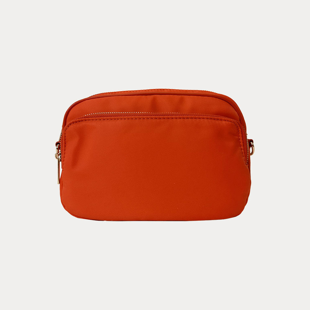 Ahdorned Natalia Nylon Messenger Tote Bag Women s Orange