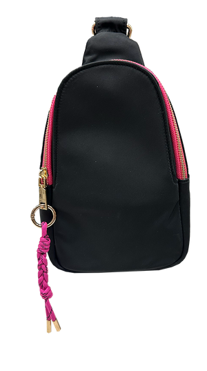 Bimba y Lola Nylon purse w/ removable & adjustable crossbody