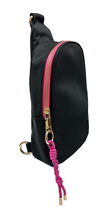 Saddle Crossbody Bag Zipper Casual A New Approach a.n.a Diya Flap Travel  Strap