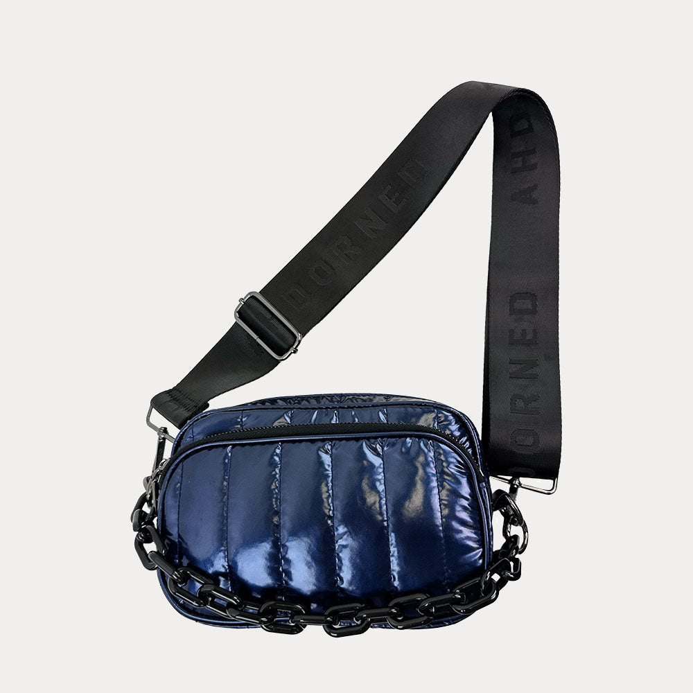 Navy nylon crossbody bag best sale