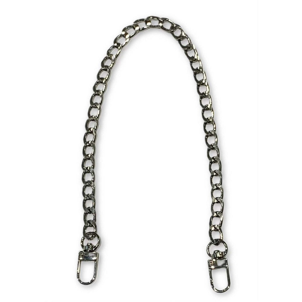 Silver bag cheap chain strap